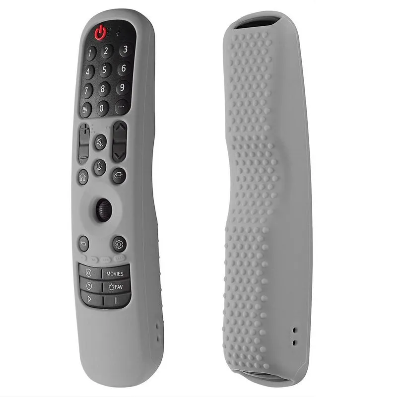 Capa protetora de silicone para fogo lg mr 21gc com dolby vision dolby-atmos remoto à prova de choque antiderrapante universal