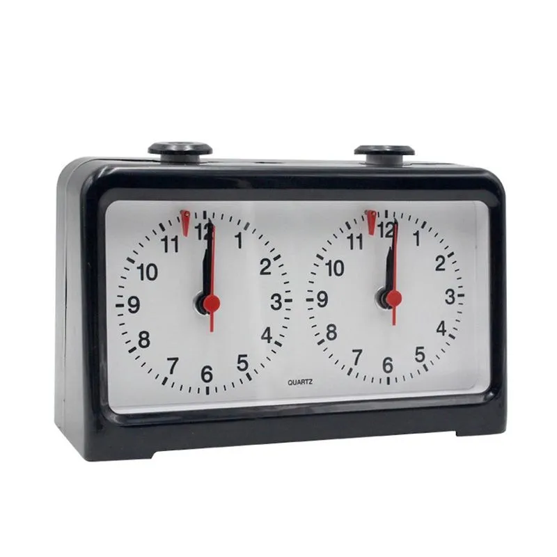 Relógio de xadrez analógico Quarz i-GO Count Up Down Timer para competição de jogos Pq9905
