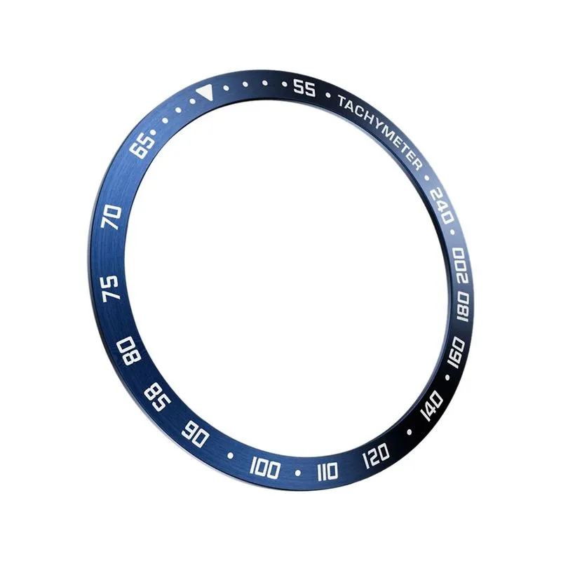 Anel de relógio de metal compatível para Samsung Galaxy Watch4 40mm, proteção contra arranhões estilo caixa de metal E