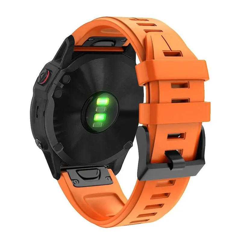 Pulseira de relógio de liberação rápida de silicone para Garmin Fenix 6/fenix 6pro