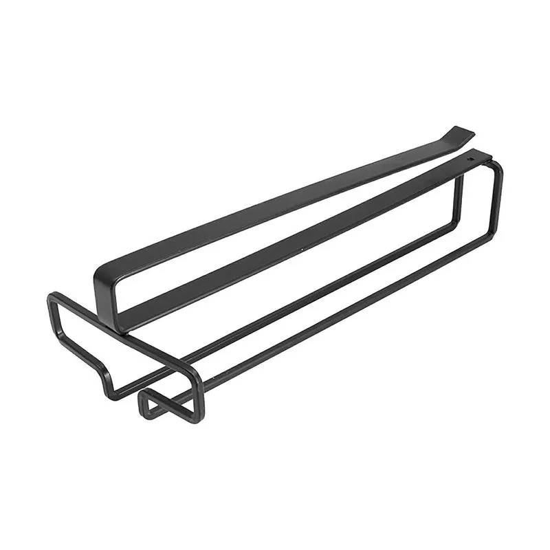 Suporte de copos de vinho de metal sob a organização do armário e decoração da cozinha do armazenamento