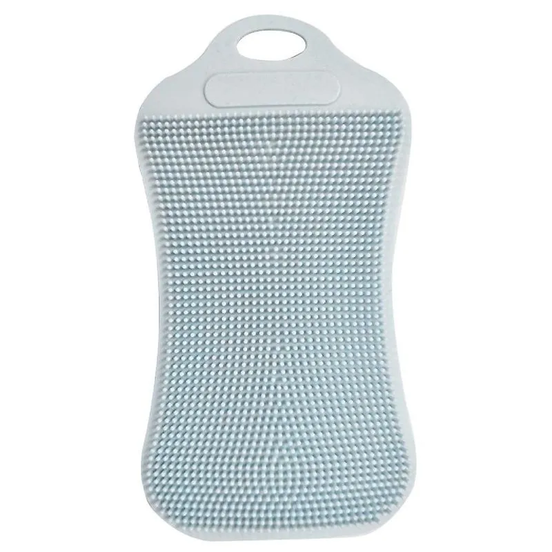 1pc silicone prato lavar esponja purificador cozinha limpeza antibacteriana ferramenta gy