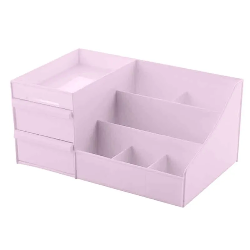 1pc organizador de gaveta de maquiagem recipiente cosmético desktop diversos caixa de armazenamento