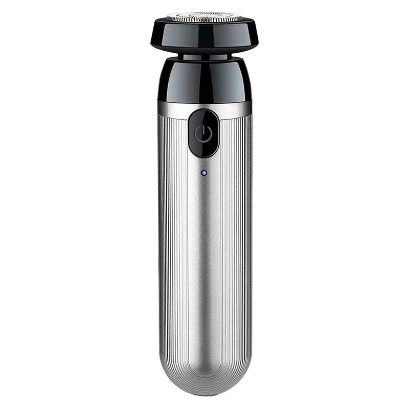 Mini barbeador elétrico portátil - Melhor barbeador de segurança recarregável USB com cortador de bigode nasal compacto sem fio compacto à prova d'água para