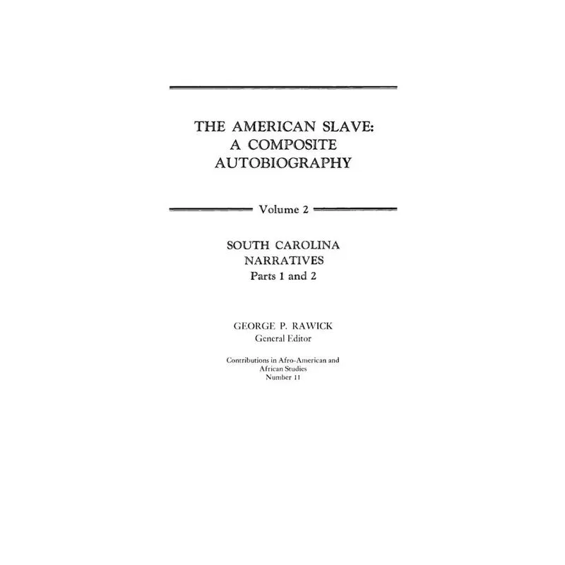 The American Slave