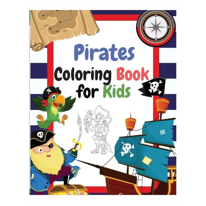 Pirates Coloring Book for Kids
