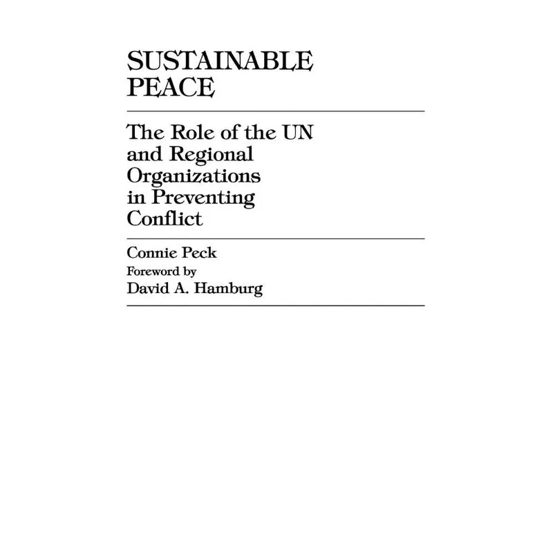 Sustainable Peace