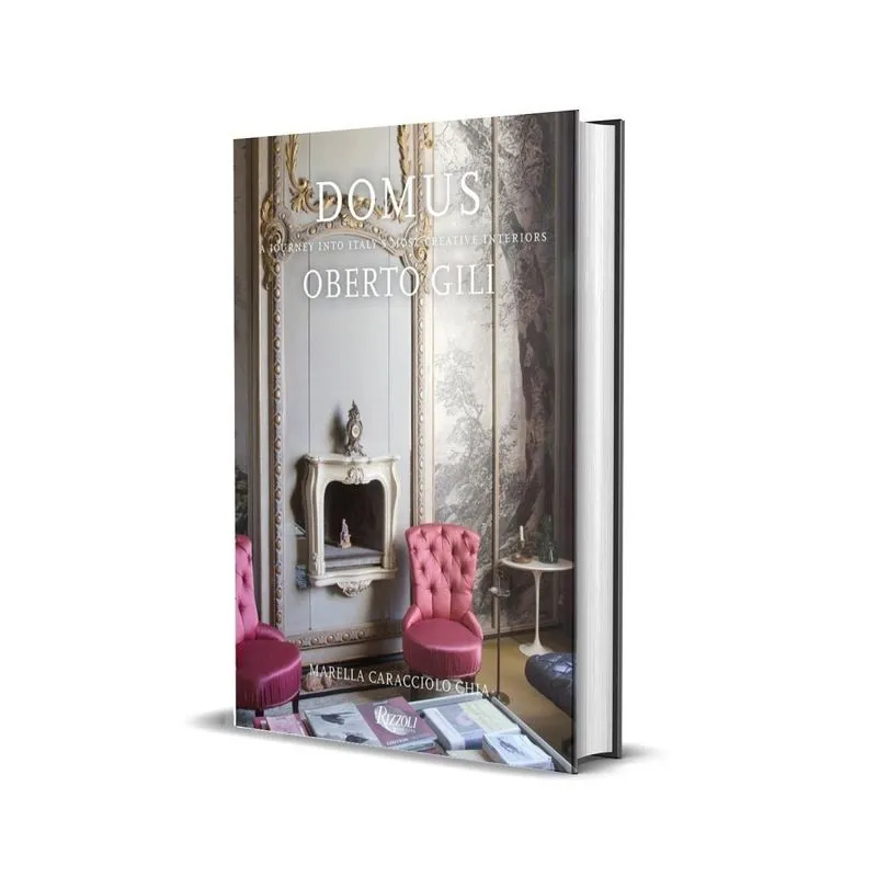 Livro Domus : A Journey into Italy's most Creative Interiors Oberto Gili Ed Rizzoli Inglês Capa Dura