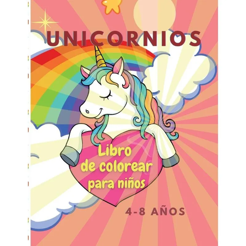 Libro para colorear de unicornios