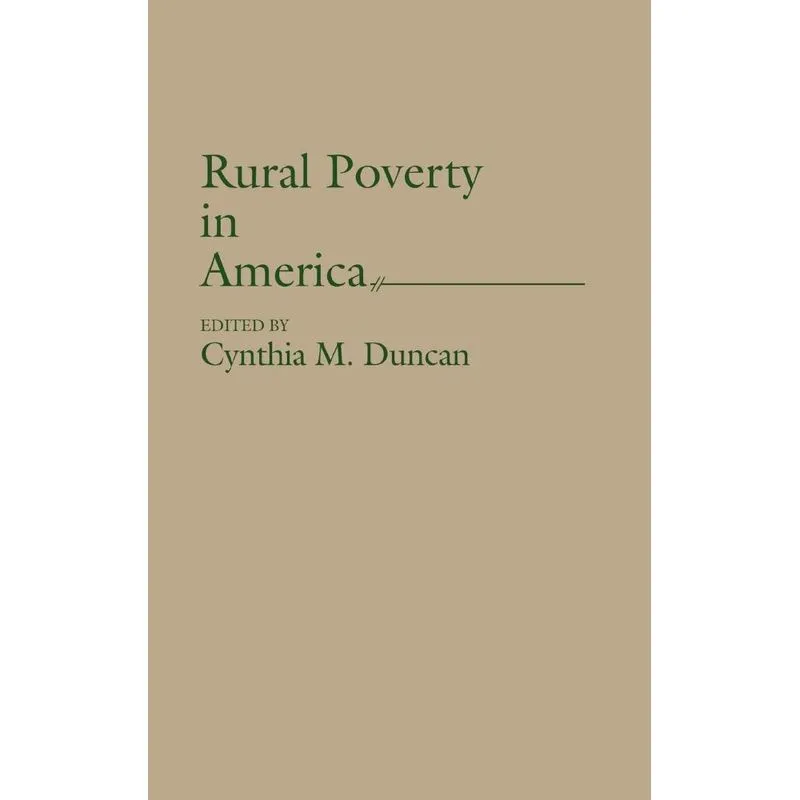 Rural Poverty in America