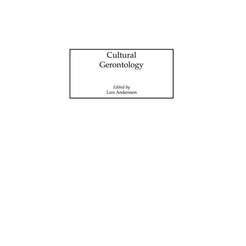 Cultural Gerontology