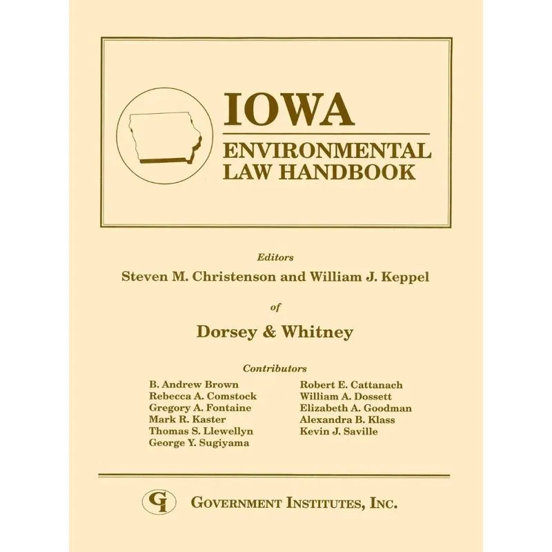 Iowa Environmental Law Handbook