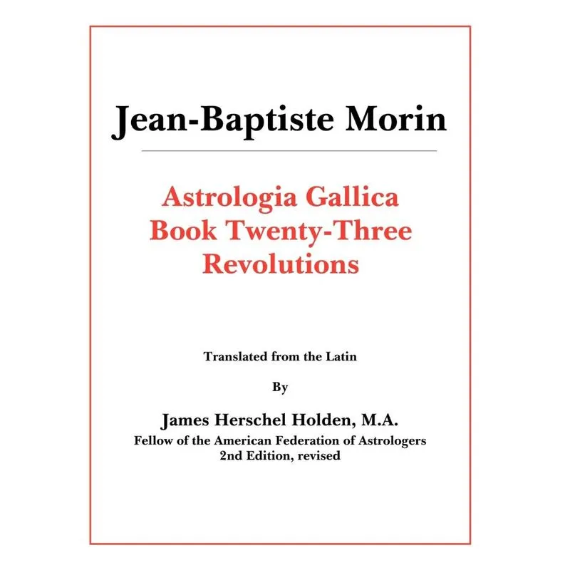 Astrologia Gallica Book 23