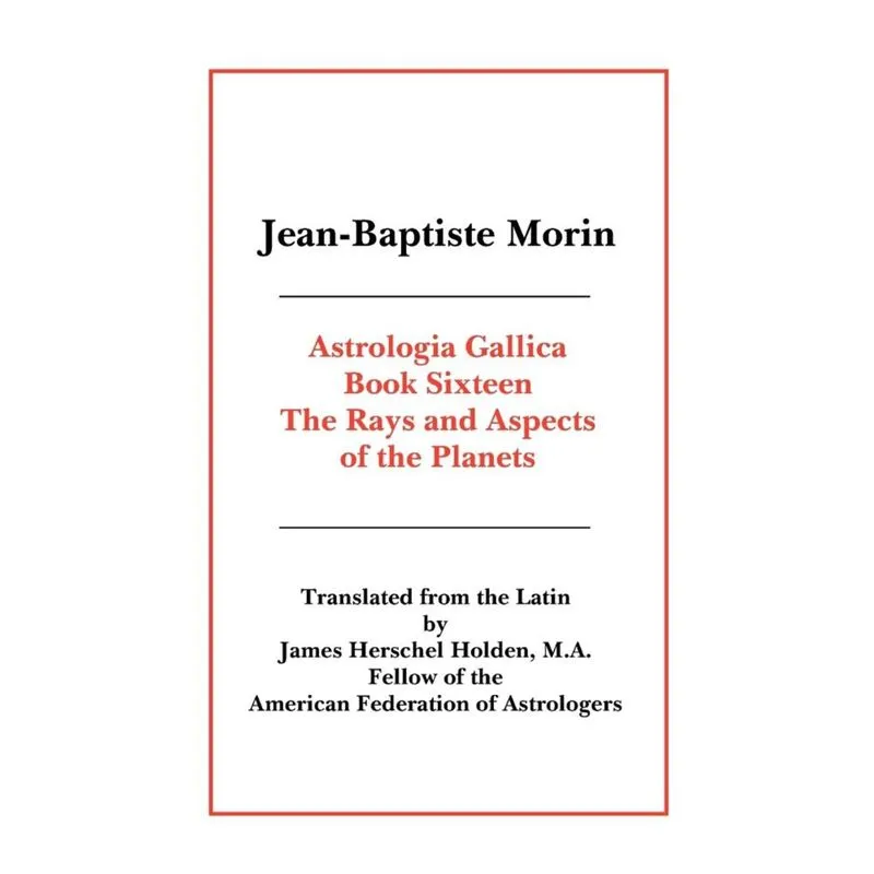 Astrologia Gallica Book 16