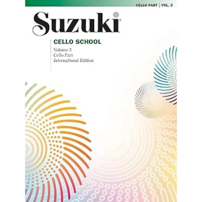 Suzuki Cello School - Volume 3 - Revised Edition