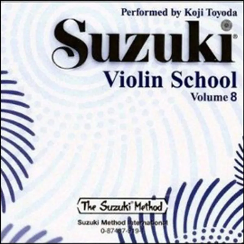 SUZUKI VIOLIN SCHOOL VOL.8 - VIOLIN PART AUDIO CD