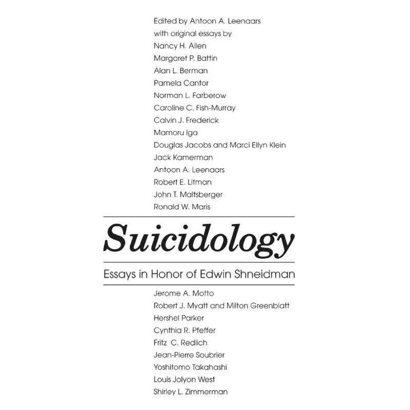 Suicidology