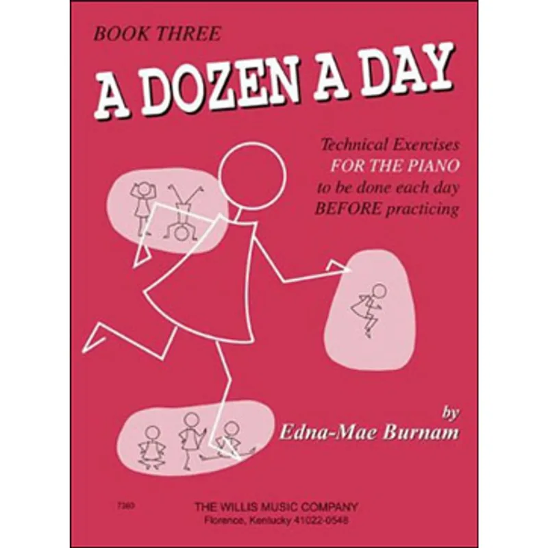 DOZEN A DAY VOL.3, A - TECHNICAL EXERCISES FOR THE PIANO