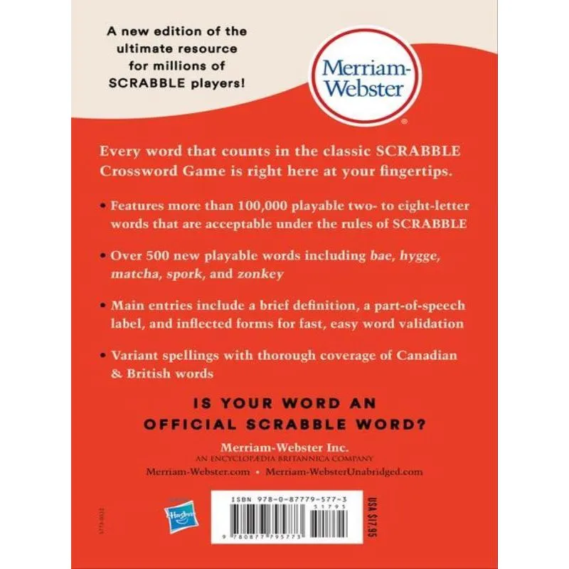 THE OFFICIAL SCRABBLE(R) PLAYERS DICTIONARY