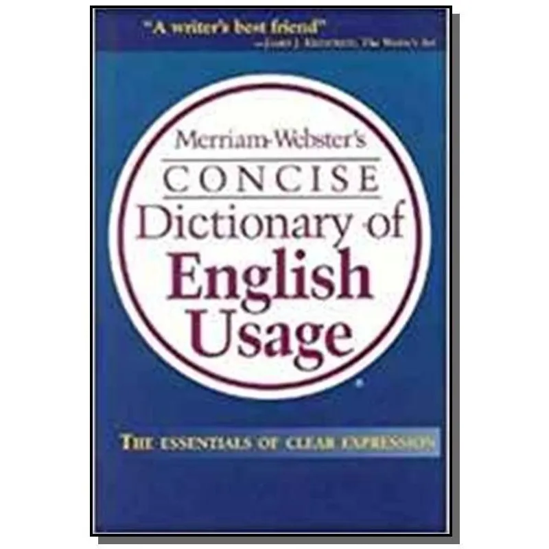 Merriam-Websters Concise Dictionary Of English Usa