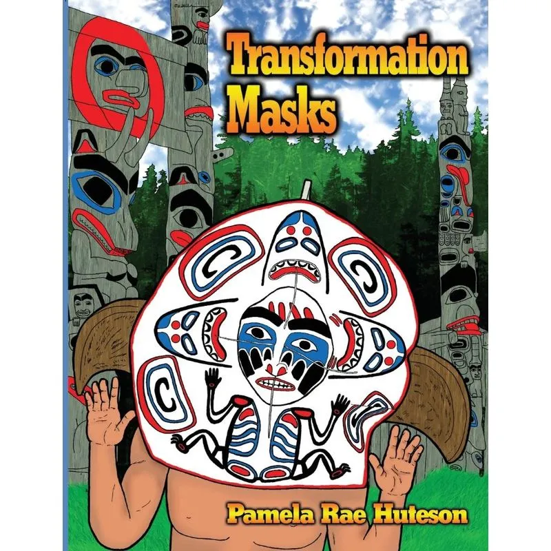 Transformation Masks Coloring Book