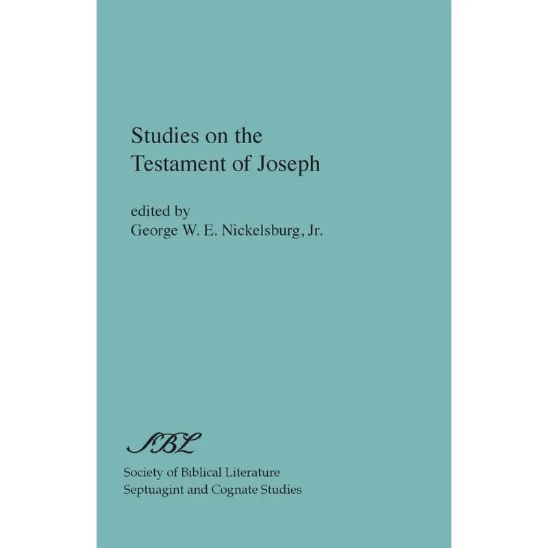 Studies on the Testament of Joseph