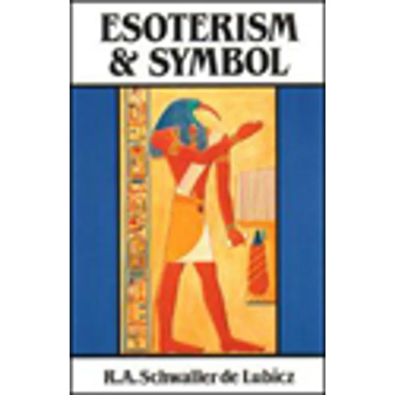ESOTERISM AND SYMBOL