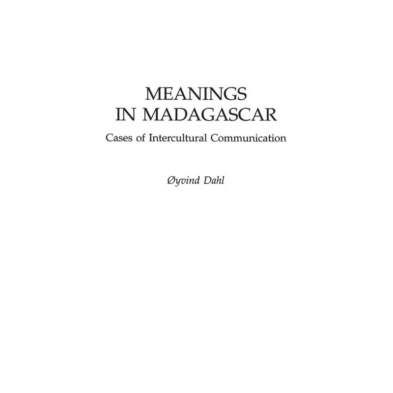 Meanings in Madagascar