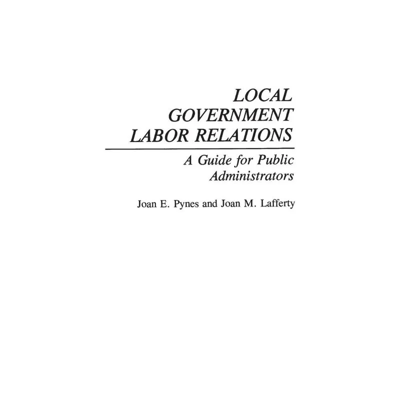 Local Government Labor Relations