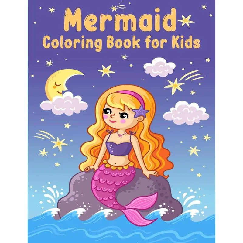 Mermaid Coloring Book for Kids