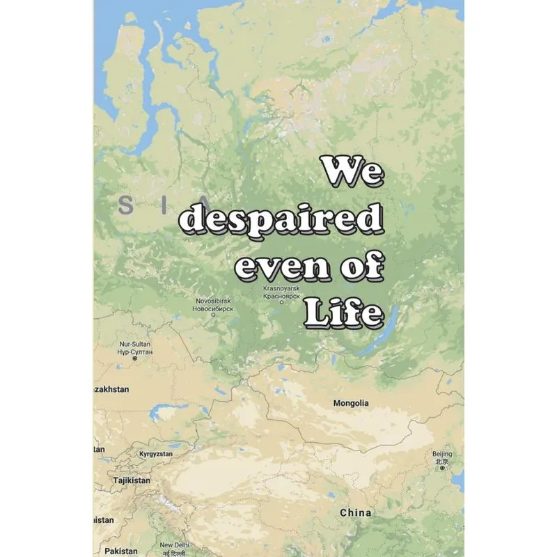 We despaired even of Life