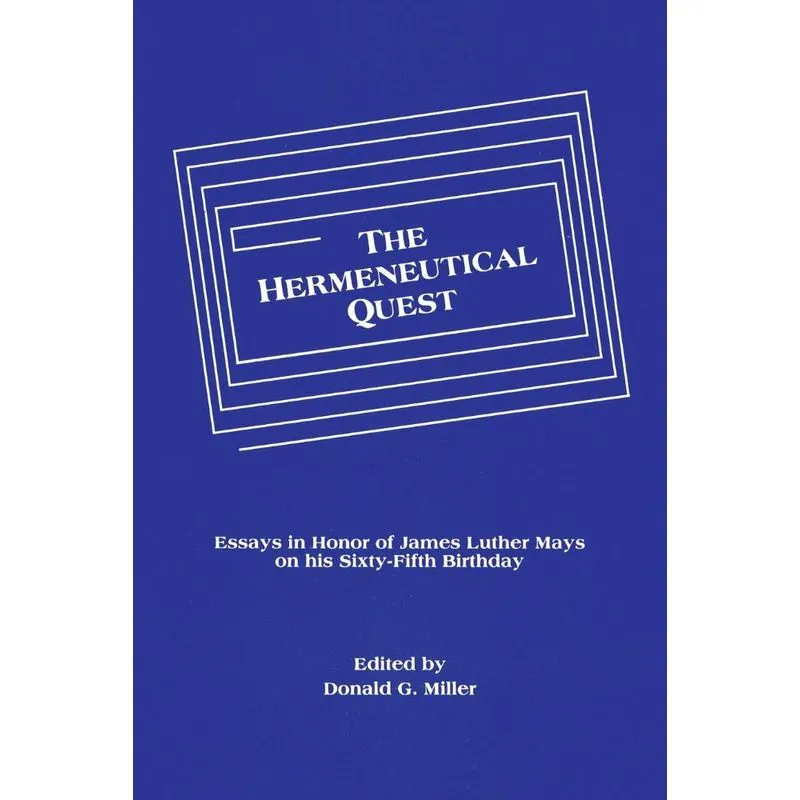 The Hermeneutical Quest