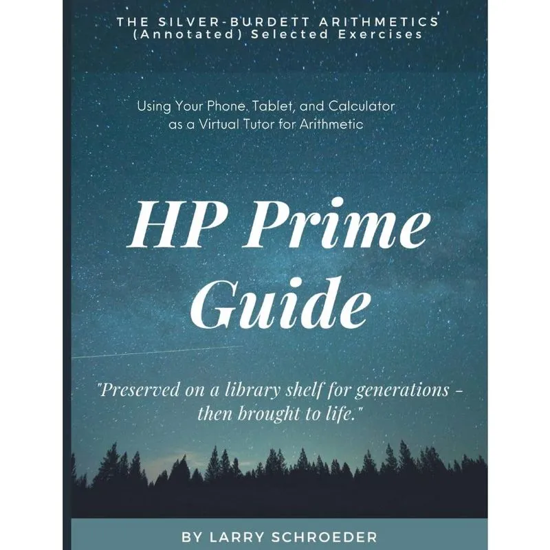 Livro hp Prime Guide the silver-burdett arithmetics (Annotated) Selected Exercises