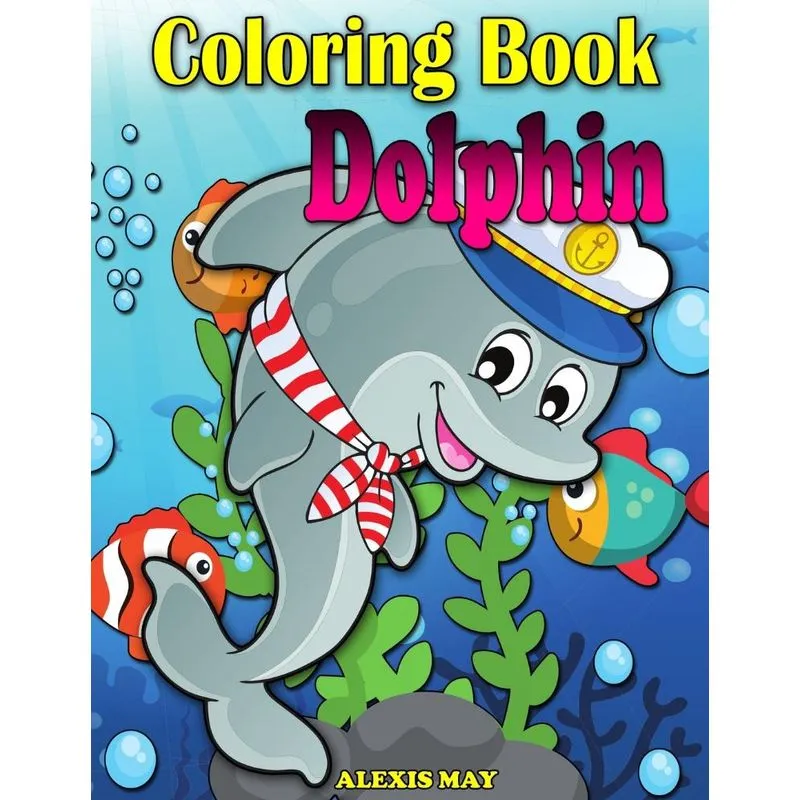 Coloring Book Dolphin