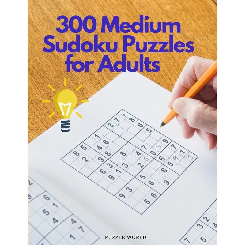 300 Medium Sudoku Puzzles for Adults