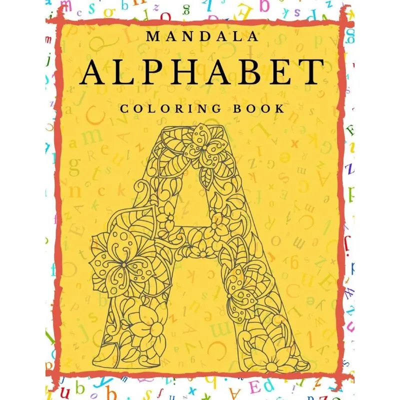 MANDALA ALPHABET COLORING BOOK