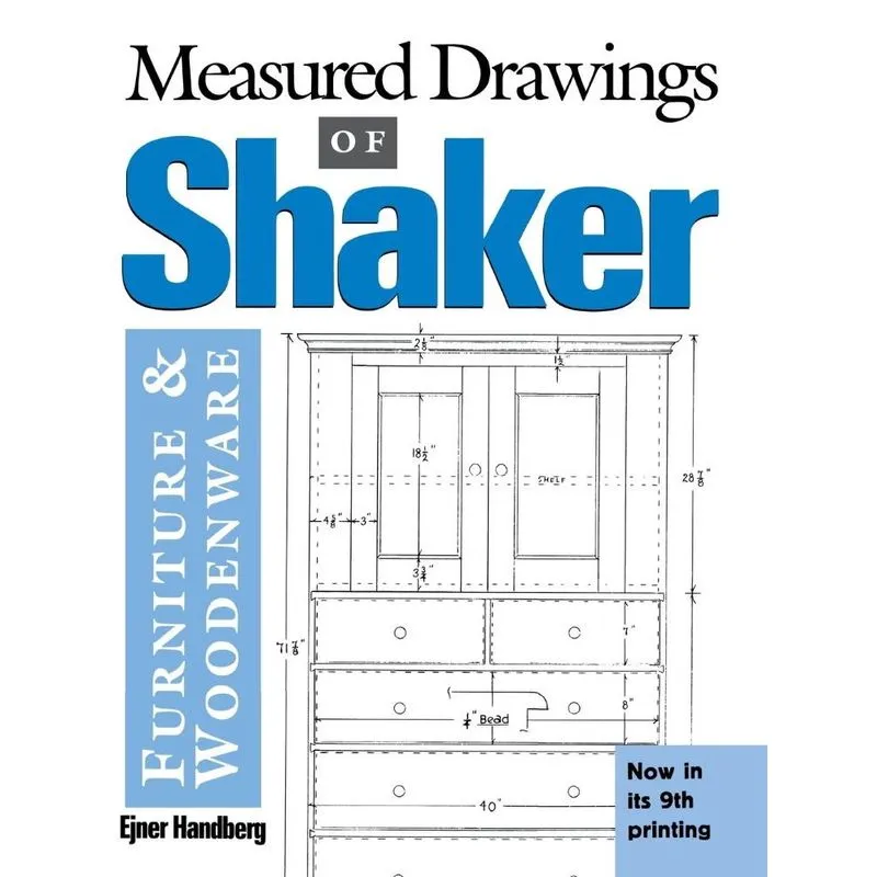 Measured Drawings of Shaker Furniture and Woodenware
