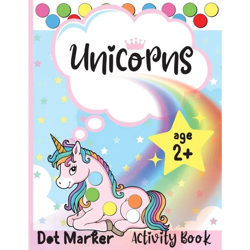 Unicorns Dot Marker Activity Book