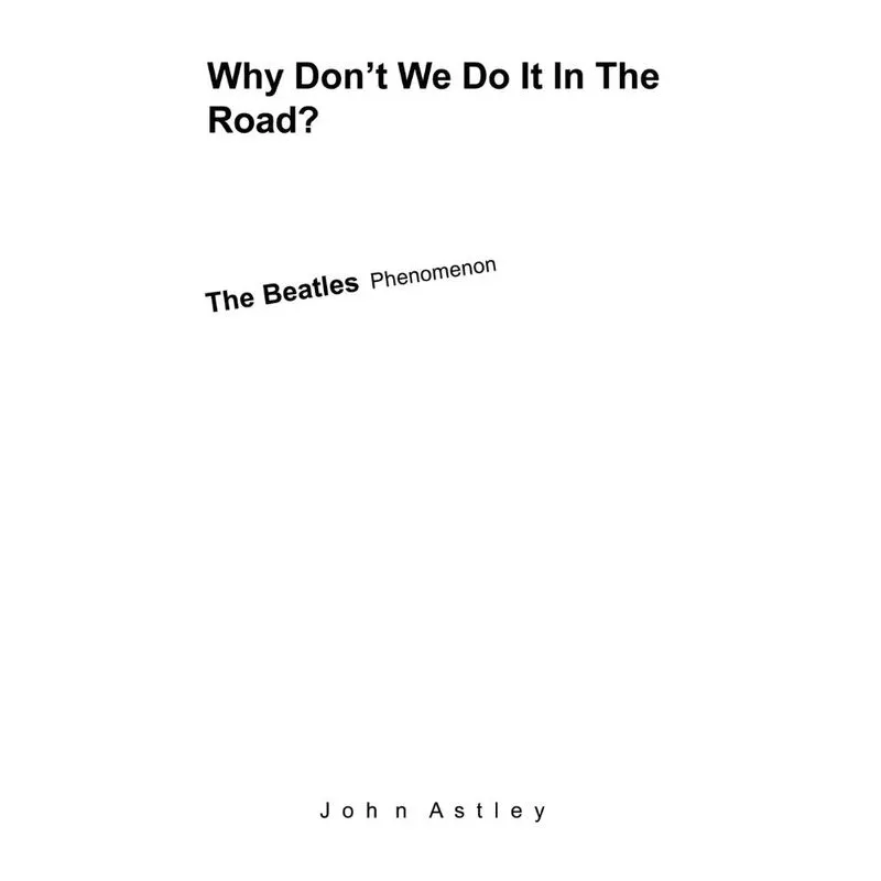 Why Dont We Do It In The Road?