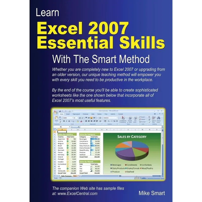Learn Excel 2007 Essential Skills with the Smart Method