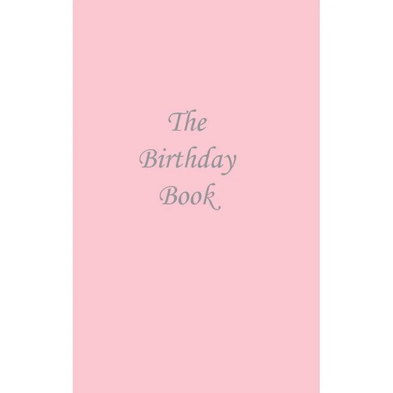 The Birthday Book - Pink