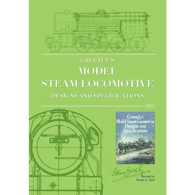 Livro Greenly's Model Steam Locomotive Designs and Specifications