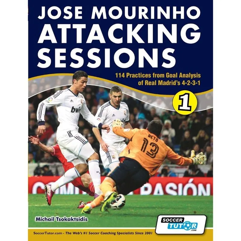 Jose Mourinho Attacking Sessions - 114 Practices from Goal Analysis of Real Madrids 4-2-3-1