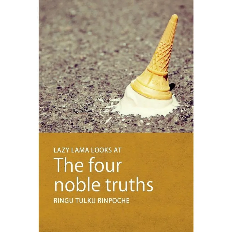 Livro Lazy Lama looks at The Four Noble Truths