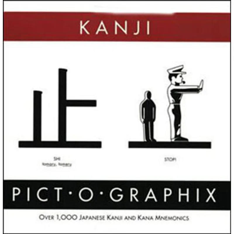KANJI - PICT- O - GRAPHIX - OVER 1OOO JAPANESE KANJI AND KANA MNEMONICS
