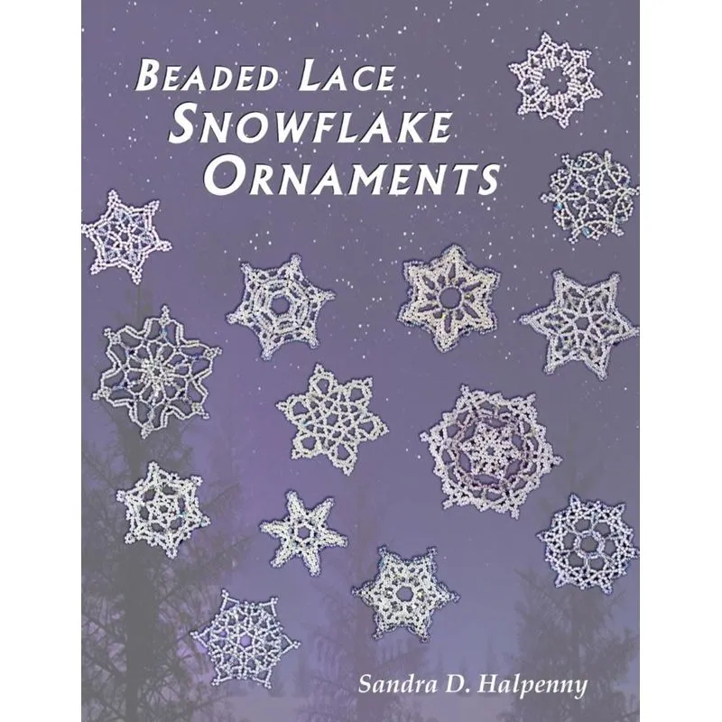 Beaded Lace Snowflake Ornaments
