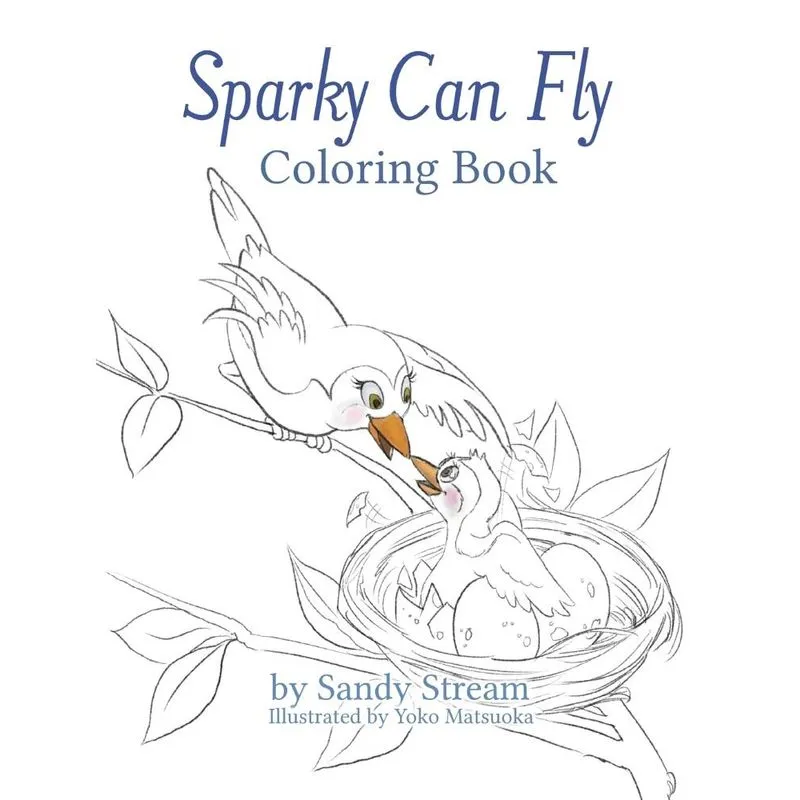Sparky Can Fly - Coloring Book