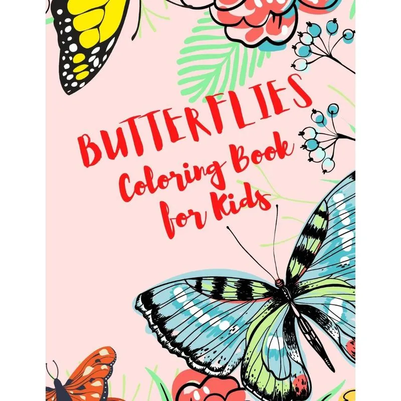 Butterflies Coloring Book For Kids