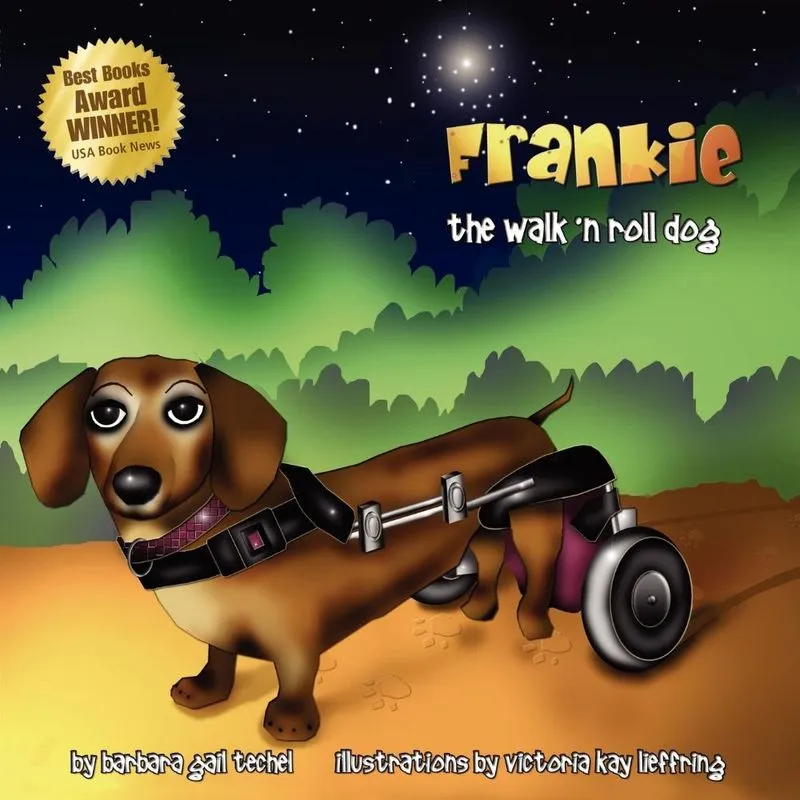 Frankie, the Walk N Roll Dog