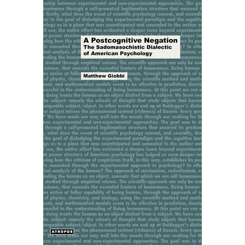 A Postcognitive Negation